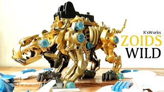 黄金の骨格!?金色のワイルドライガー作成！【ゾイドワイルド】金塗装 / Gold Paint Wild Liger!【ZOIDS WILD】