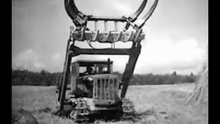 ДТ-54А  трактор. На камнях. Карельская АССР (1966).