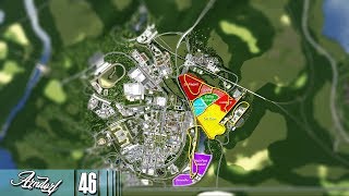Cities Skylines: Arndorf - 8.3Km Bus Ride on Yellow Line #46