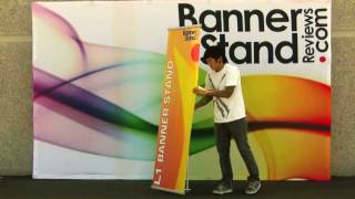 Banner Stand Review - L Banner Stand