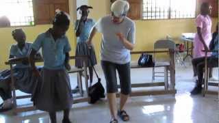 Dancing at St John Bosco School