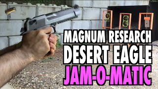 .50AE Desert Eagle JAM-O-MATIC! (Range Video)