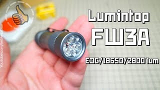 Фонарь Lumintop FW3A (2800 Lum) - Трипл EDC Новинка
