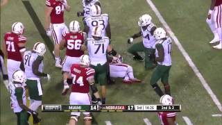 Ameer Abdullah - Nebraska Football - HB - 2014 Miami Game