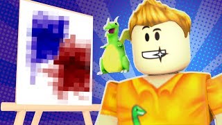 KICKED OUT FOR DRAWING THIS IN ROBLOX