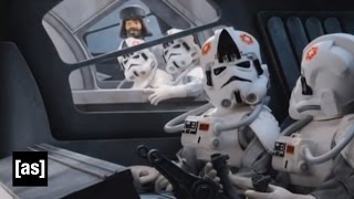 Two Horse Race | Robot Chicken: Star Wars Special | Adult Swim