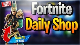 Fortnite Daily Shop *NEU* GUAN YU SKIN (2 Dezember 2018)