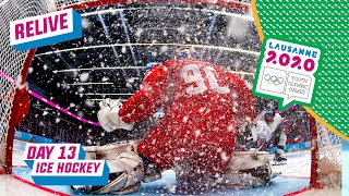 RELIVE - Ice Hockey - Men's Gold Medal Game - USA vs RUSSIA - Day 13 | Lausanne 2020