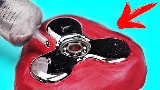 ЧТО ЕСЛИ СДЕЛАТЬ СПИННЕР из ГАЛЛИЯ и ЖИДКОГО АЗОТА ?!