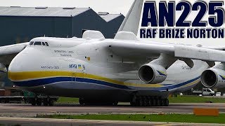 Incredible World's Biggest Plane (Antonov 225) Powerful Takeoff | RAF Brize Norton, UK (With ATC)
