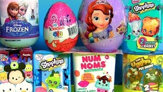 Kinder OVOS SURPRESA em Portugues Princesinha Sofia Disney NUM NOMS FROZEN Anna Elsa MY LITTLE PONY