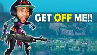GET OFF ME!! | HIGH KILL FUNNY GAME - (Fortnite Battle Royale)