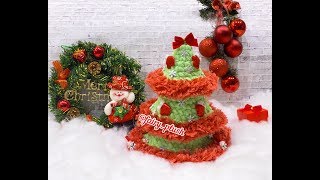 Ёлочка из Alize Puffy Fine & Alize Puffy Fur 1 часть