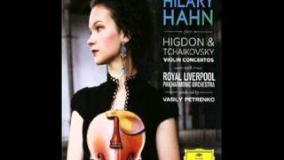 Violin Concerto In D Major Op. 35 -- Allegro Moderato Part Two - Hilary Hahn