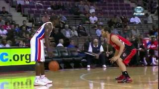 Andre Drummond impressive game in his debut (nasty block and great alley oops) vs Toronto Raptors HD