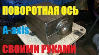 Поворотная ось для фрезерного станка с ЧПУ своими руками ( Часть 1)