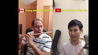 Bản Thần Thoại đặc biệt - Song tấu sáo trúc 2 nửa Trái Đất. Cao Trí Minh vs anh Quốc Canada