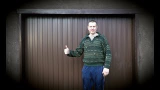 ПОДЪЁМНЫЕ ВОРОТА ДЛЯ ГАРАЖА , СВОИМИ РУКАМИ ! НАЧАЛО ЕСТЬ )