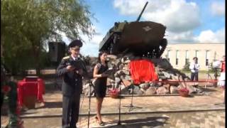 Открытие памятника воинам-"афганцам" в Ошмянах. Часть 1