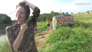 Мобильная баня Мобиба на Волге