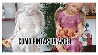 Como pintar un ángel en Resina