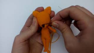 Амигуруми игрушка крючком Лисица, часть 5: сборка и оформление