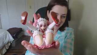 Super Sonico Lolita Maid Anime Figure With Bed Base
