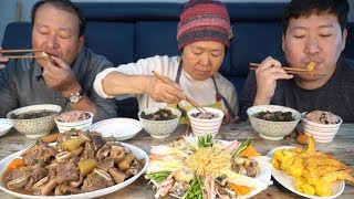 정성 한가득한 집밥 요리들!~ 갈비찜, 해파리냉채, 새우전, 미역국까지~ 요리&먹방!! - Mukbang eating show