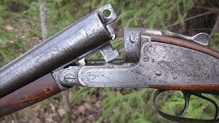 ИжБ-36 советское ружьё с замками на боковых досках