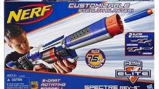 NERF Elite Spectre Rev 5 Unboxing and Review