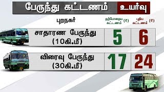 Details of Bus Ticket Price across Tamilnadu - Before & After Hike | #BusFareHike #BusTicketPrice