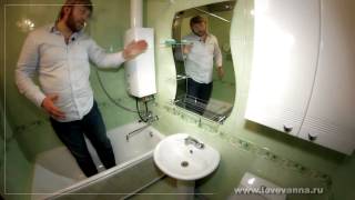 Эконом-ремонт совмещенного санузла с газовой колонкой в хрущевке. Ванна мечты. Бестужевская 75