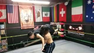 Head scissor counter into a code breaker.