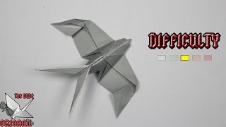 [ORIGAMI TUTORIAL] Swallow (Mindaugas Cesnavicius) || Animals
