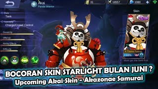 Upcoming Akai Skin - Akazonae Samurai | Mobile Legends