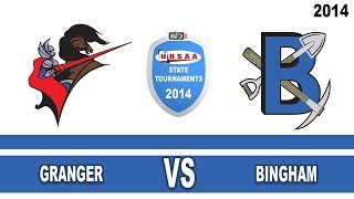 5A Girls Basketball: Granger vs Bingham High School UHSAA 2014 State Tournament Round 1