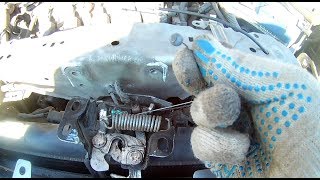 Хонда СРВ | Как открыть капот (порвался тросик) на Honda CR-V 3 2007