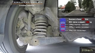 Test в движении - проставки Lanos + пружины Civic Si | On the go - Lanos spacers + Civic Si springs