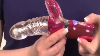 Заряжаемый от USB голубой вибромассажер PRINCESS JEWELS SE-0697-12-3