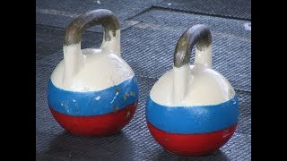 Жим двух гирь по 40кг сидя на18 раз