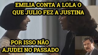 Emilia Conta Que Julio Fez para Justina no Passado