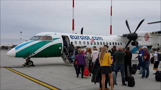 FULL FLIGHT Warszawa - Rzeszów | cały lot samolotem PLL LOT Bombardier Dash 8 Q400 - SP-EQE