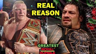 Real Reasons Why Roman Reigns Lost Again to Brock Lesnar at WWE Greatest Royal Rumble 2018