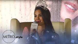 Watch Teary-Eyed Catriona Gray at Her Homecoming Press Conference | Metro.Style