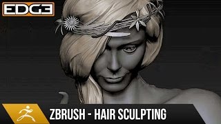 How to Sculpt Hair in ZBrush Tutorial HD