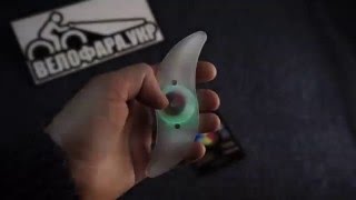 Пластиковая мигалка на спицы велосипеда модель SP-01