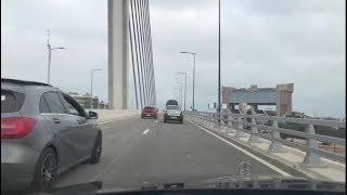 Maroc Casablanca : Ça roule sur le pont à Haubans