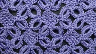 Ажурный узор с кольцами Узоры вязания крючком crochet pattern free 77