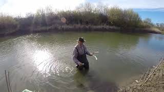 Квоки для польских рыбаков. Демонстрация ударов на воде. Юрий Философ. 2019 год.
