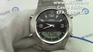 Обзор. Мужские наручные часы Casio Edifice EFA-112D-1A
